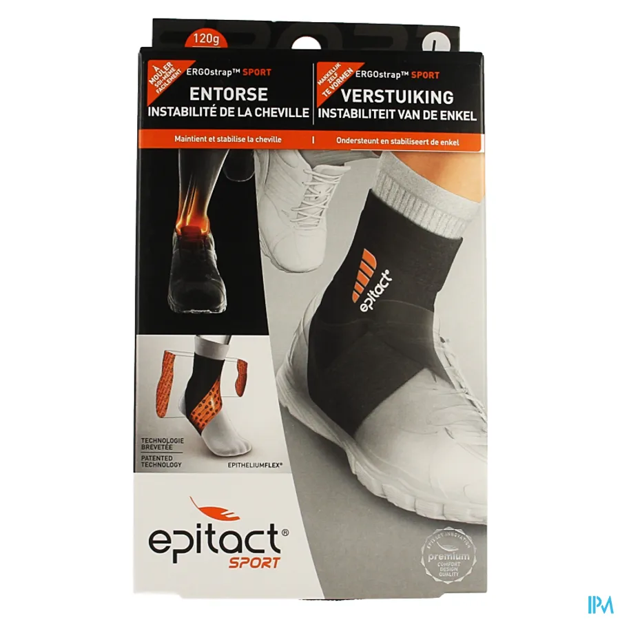 packshot van Epitact Sport ERGO Strap Sport voor Verstuiking en Instabiliteit van de Enkel Maat Large