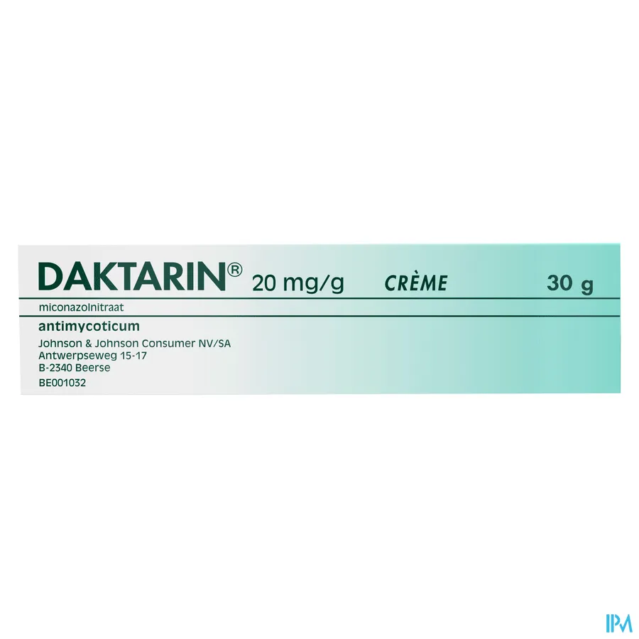 packshot van Daktarin 30g crème