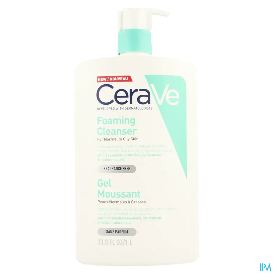 packshot van CeraVe Schuimende Reinigingsgel 1 l