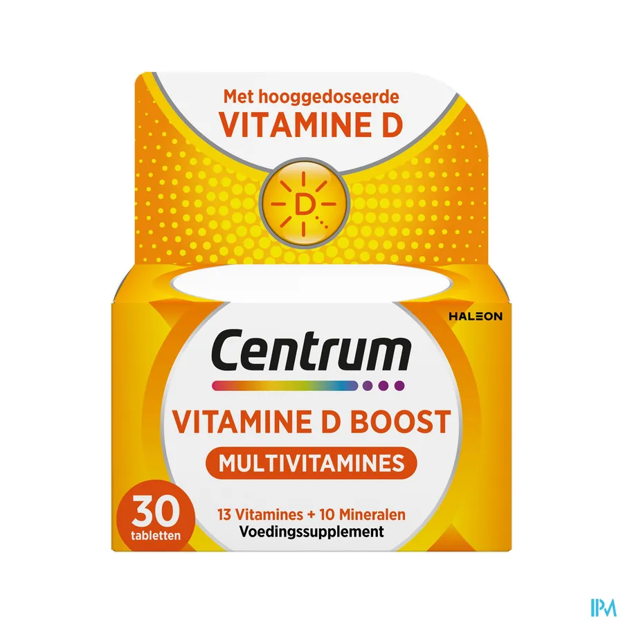 packshot van Centrum Vitamine D Boost 30 tabletten