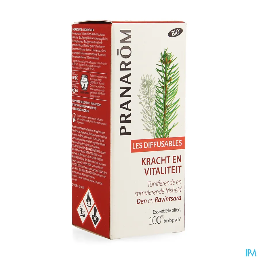 packshot van Pranarom Les Diffusables Kracht en Vitaliteit 30 ml
