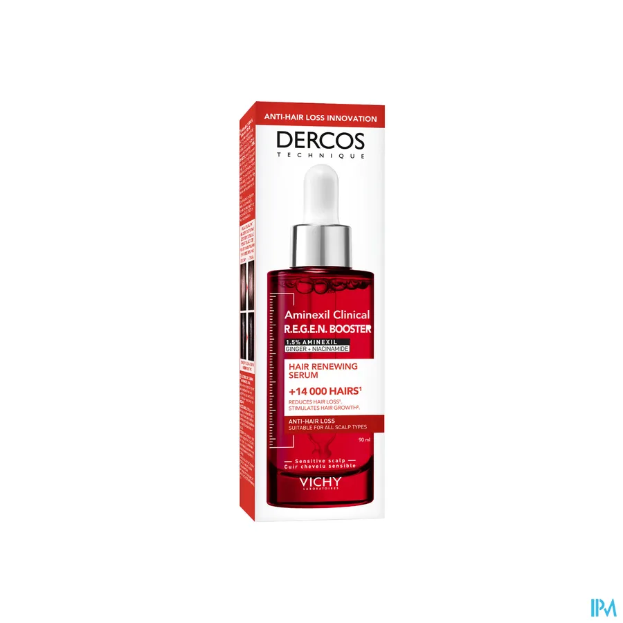 packshot van Vichy Dercos Aminexil Clinical R.E.G.E.N. Booster 90 ml
