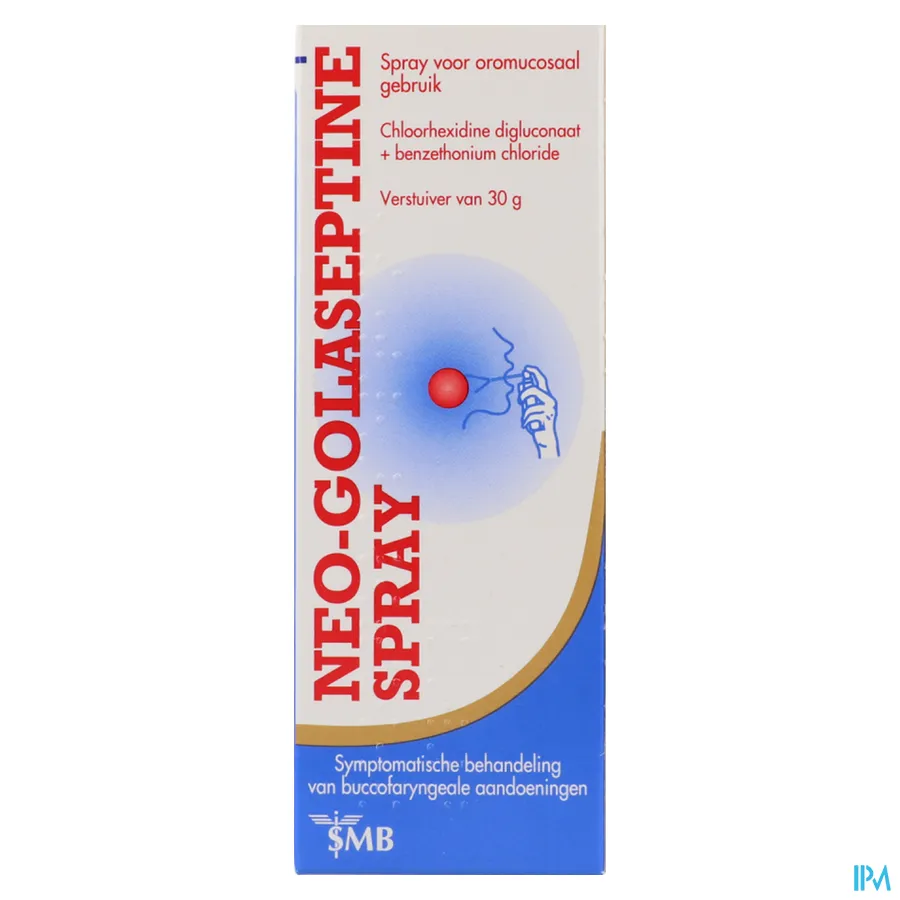 packshot van Neogolaseptine 30g spray