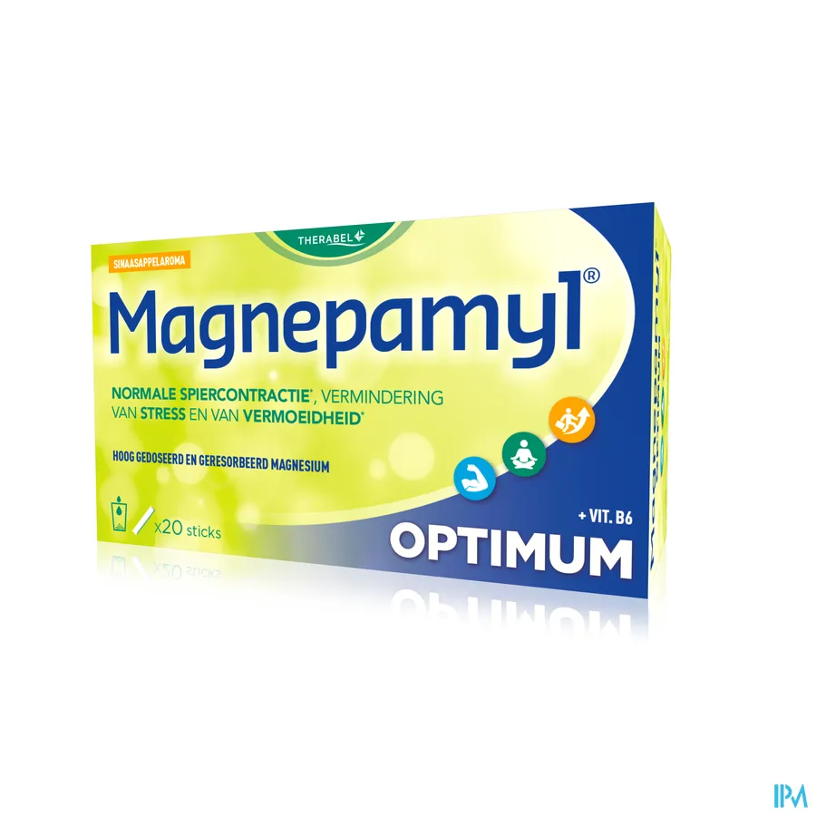 packshot van Magnepamyl Optimum 20 sticks