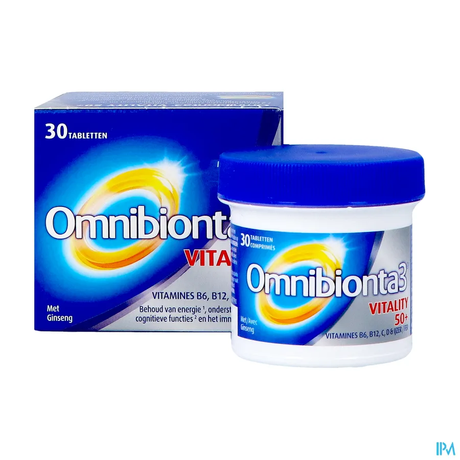 packshot van Omnibionta-3 50+ 30 tabletten