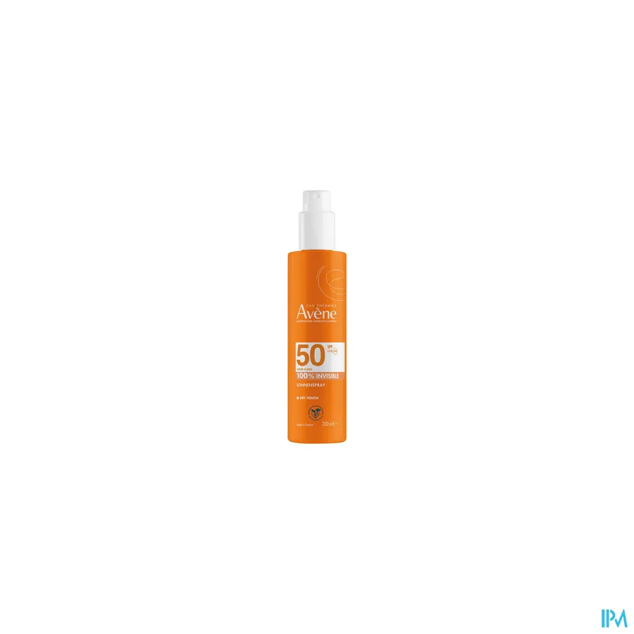 productshot van Avène Zonnespray SPF 50 200 ml