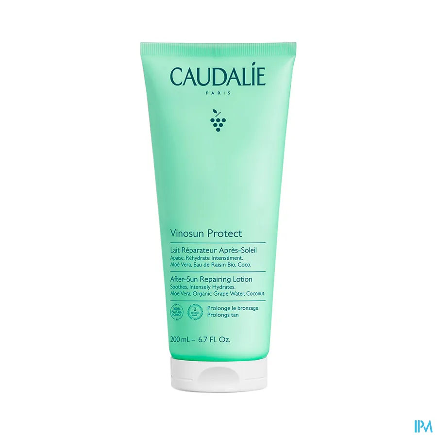 packshot van Caudalie Vinosun Herstellende Melk Aftersun 200 ml