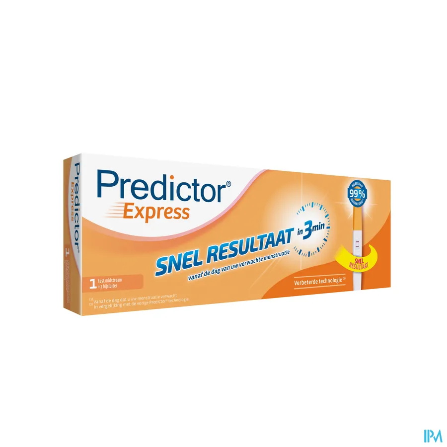 packshot van Predictor Express -Snel Resultaat- binnen 1 Minuut - 1 Zwangerschapstest