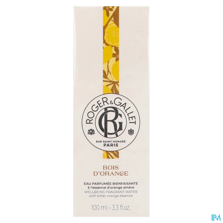 packshot van Roger & gallet Bois Orange Eau Parfumee 100 ml