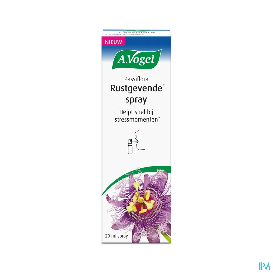 packshot van A. Vogel Passiflora Rustgevende Spray 20 ml