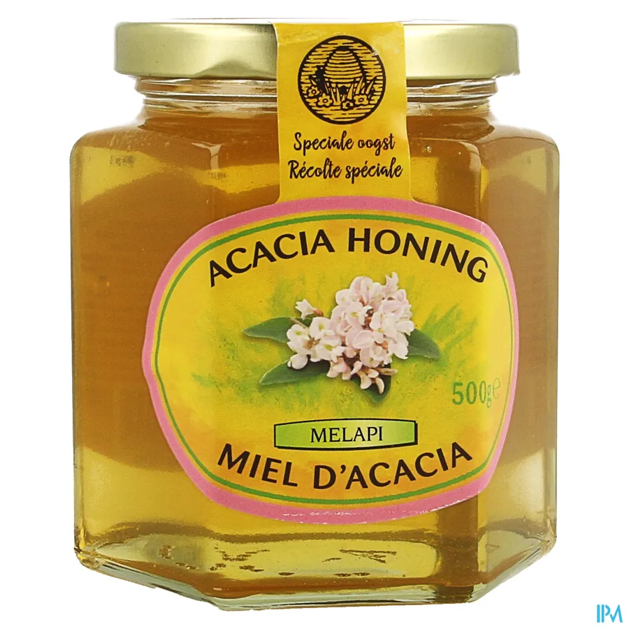 packshot van Melapi Honing Acacia 500 g
