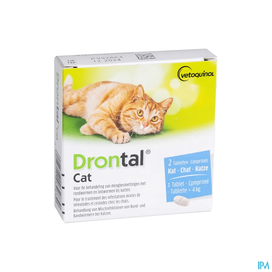 packshot van Drontal Cat 2 tabletten