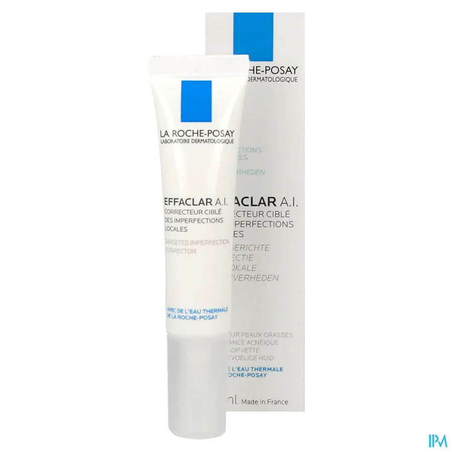 packshot van La Roche-Posay Effaclar A.I. Doelgerichte Correctie van Huiderupties 15 ml