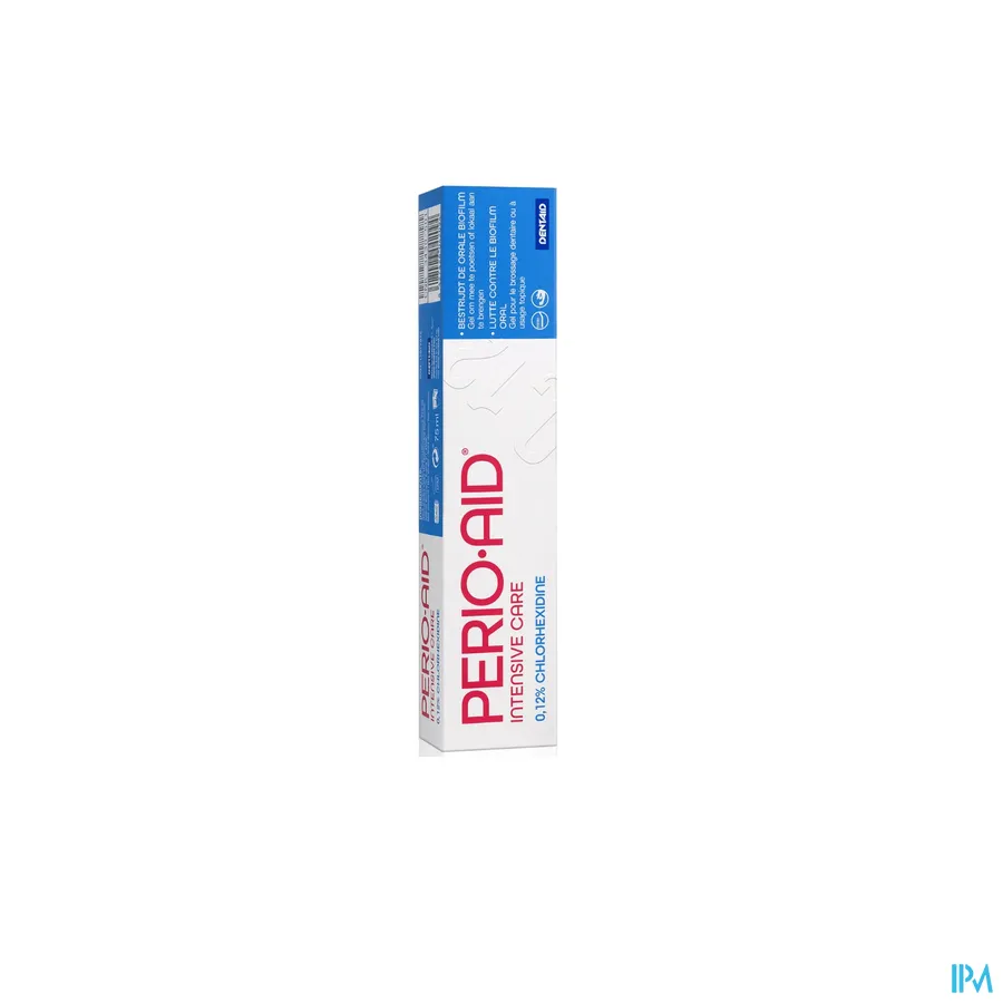 packshot van Perio Aid Intensive Care Tandpasta met 0,12% Chloorhexidine 75 ml