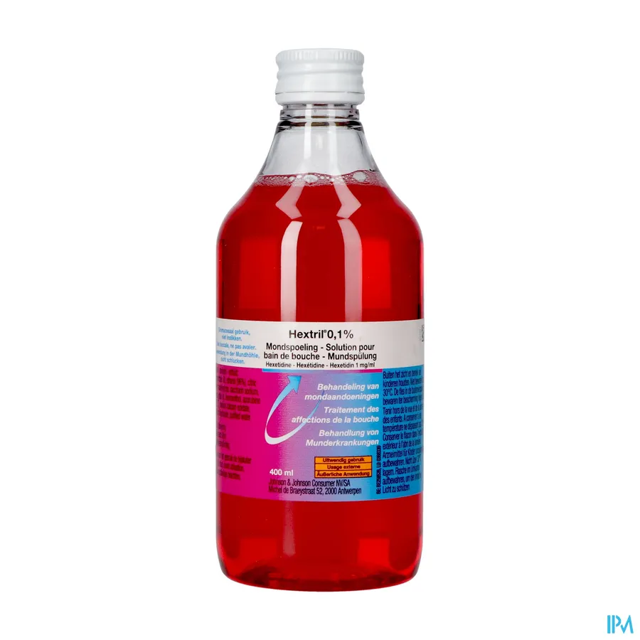 productshot van Hextril 0,1% Mondspoeling 400 ml