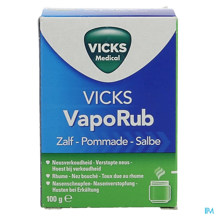 packshot van Vicks VapoRub Zalf 100 g