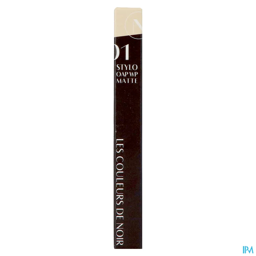 packshot van Les Couleurs De Noir Stylo Oap Wtp Matte Casual Silk