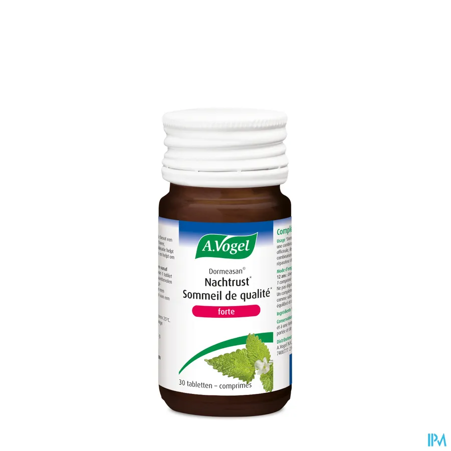 productshot van A. Vogel Dormeasan Forte voor Nachtrust 30 Tabletten