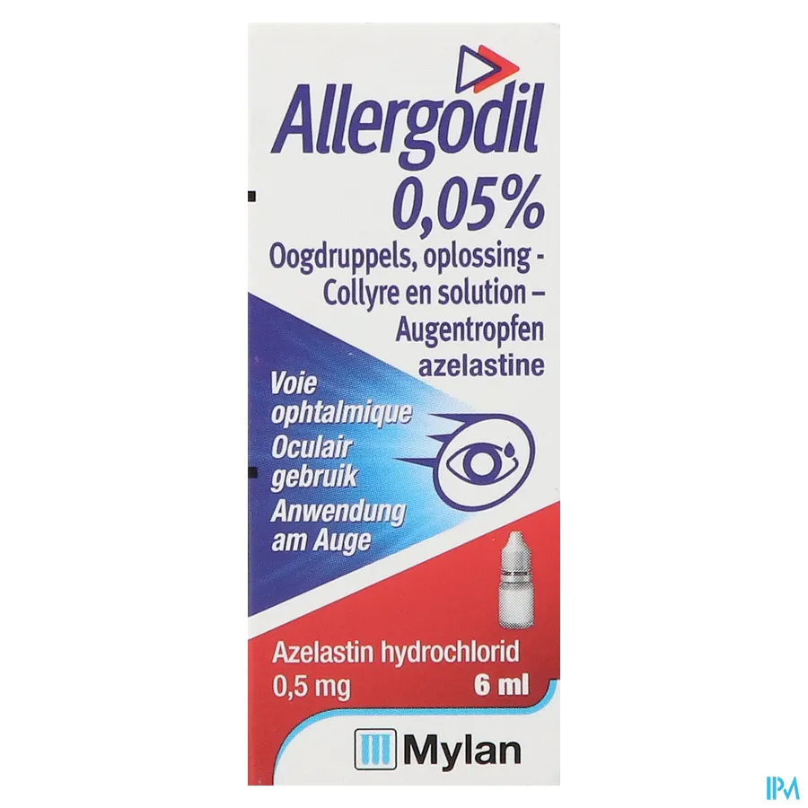 packshot van Allergodil Oogdruppels 6ml