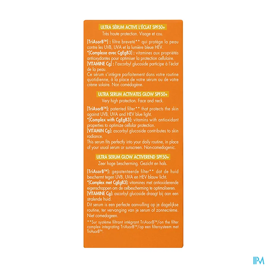 packshot van Avène Glow Activerend Ultra Serum SPF 50+ 30 ml