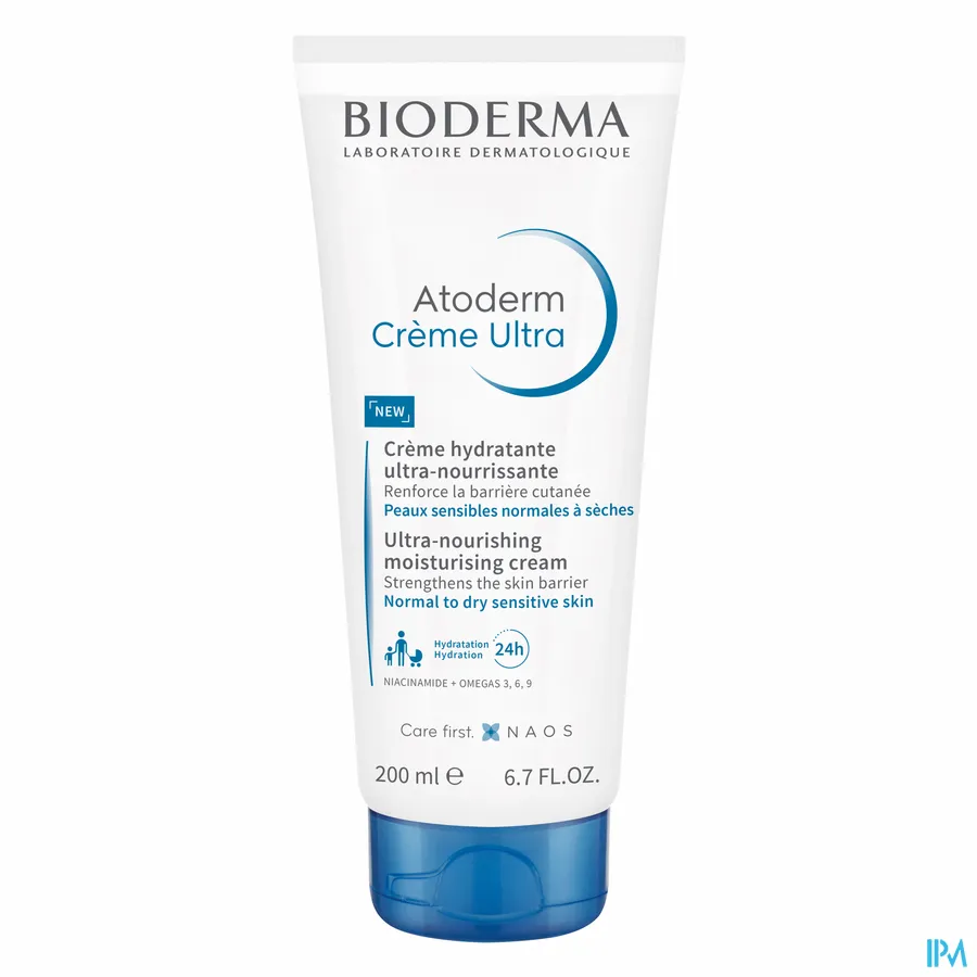 packshot van Bioderma Atoderm Crème Ultra 200 ml