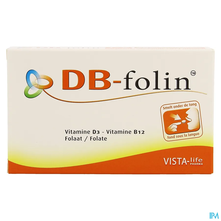 packshot van DB-folin 60 smelttabletten