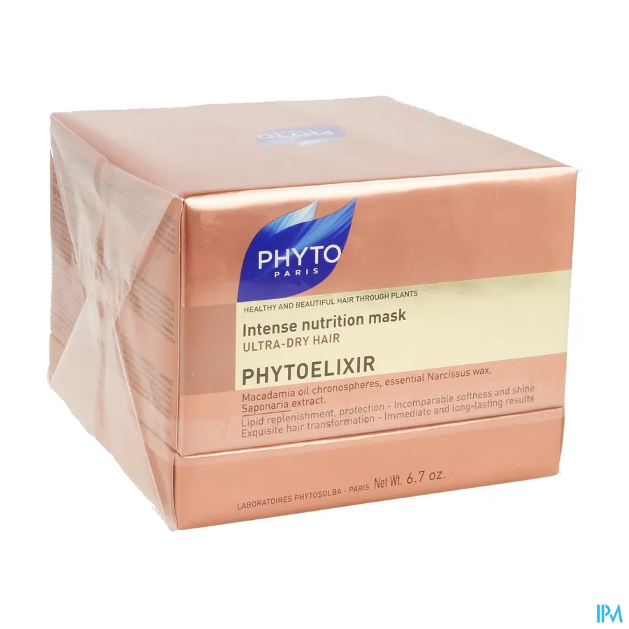 packshot van Phyto Phytoelixir Intens Voedend Masker voor Zeer Droog Haar 200 ml