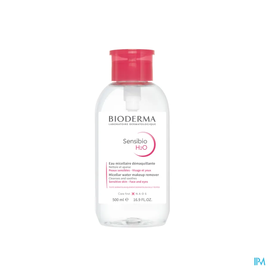 packshot van Bioderma Sensibio H2o Micellaire Oplossing Met Doseerpomp 500ml