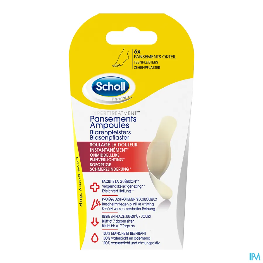 packshot van Scholl Blarenpleister Teenpleister Set 6 stuks