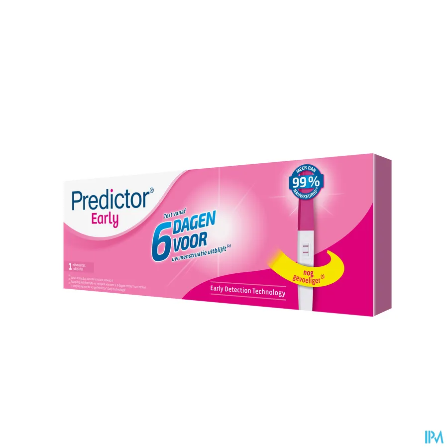 packshot van Predictor Early 6 dagen 1 test