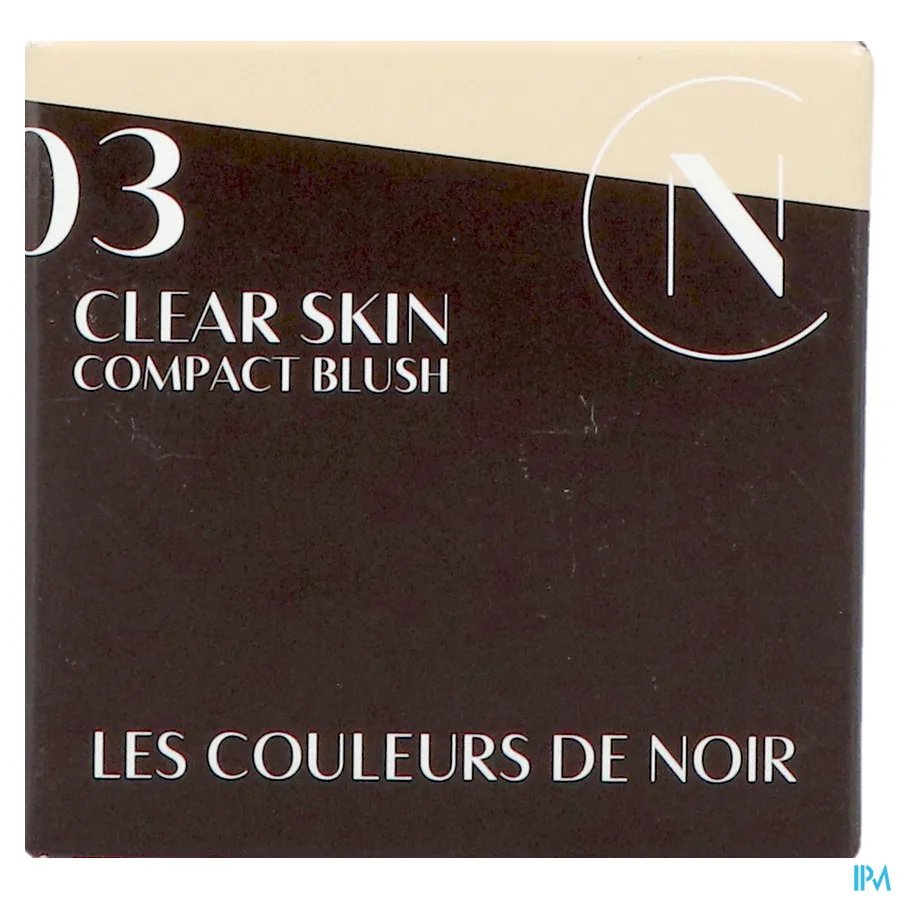 packshot van Couleurs de Noir Clear Skin Compact Blush 03 French Rose