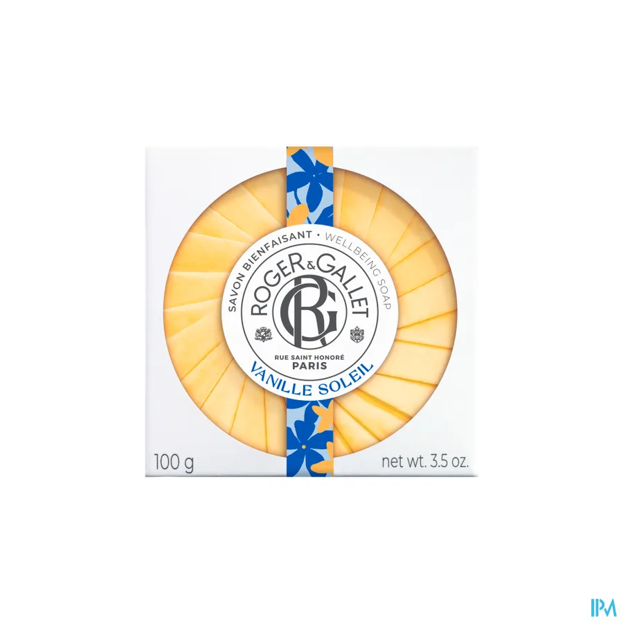 packshot van Roger&gallet Vanille Soleil Zeep 100g