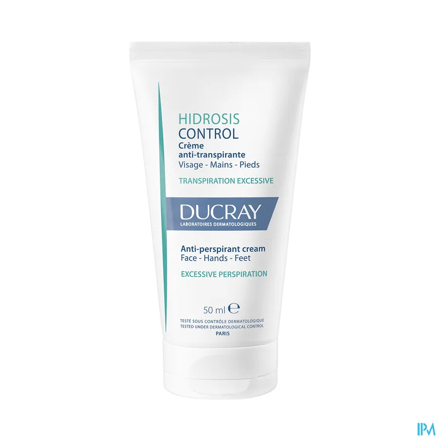 packshot van Ducray Hidrosis Control Crème 50 ml