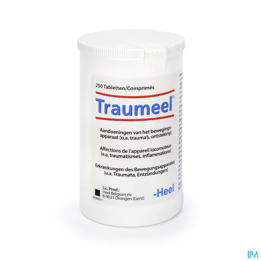 productshot van Heel Traumeel 250 Tabletten