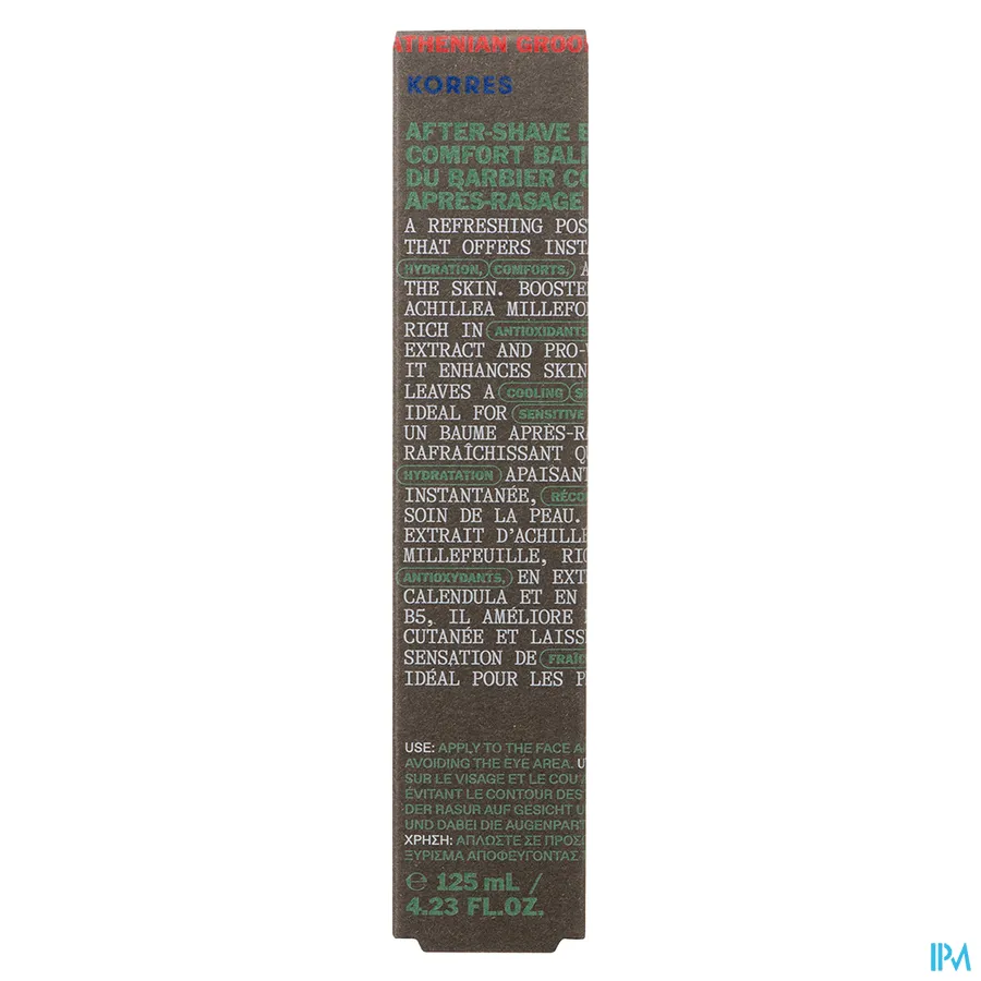 packshot van Korres Km Achillea Aftershave Balm 125ml