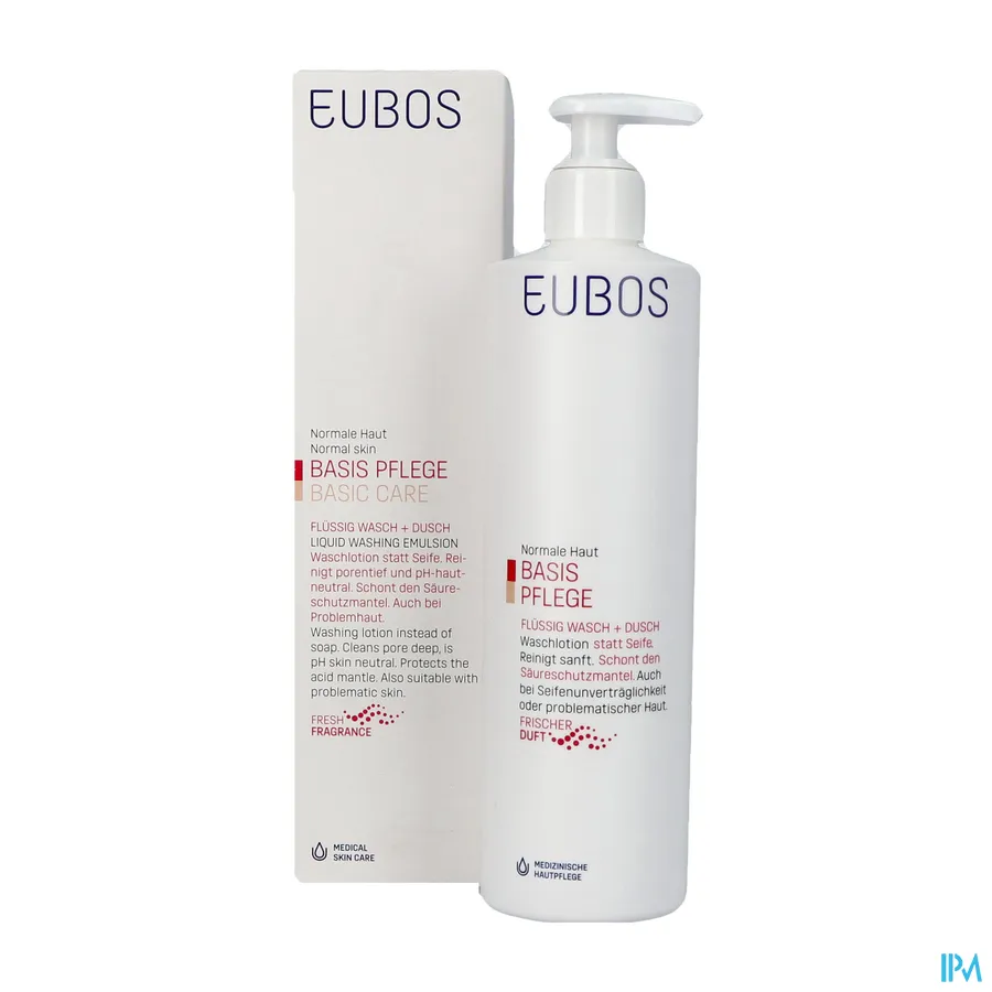 productshot van Eubos Rood Vloeibaar Parfum 400ml