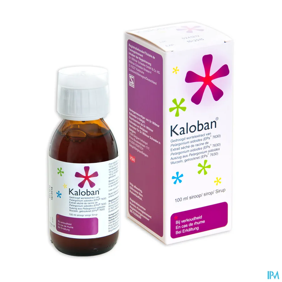 productshot van Kaloban bij Verkoudheid Siroop 100 ml