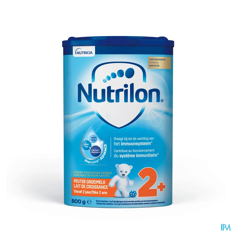 packshot van Nutrilon 2+ Peuter Groeimelk 800 g