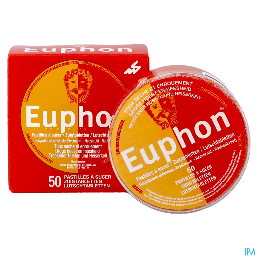 productshot van Euphon 50 zuigtabletten