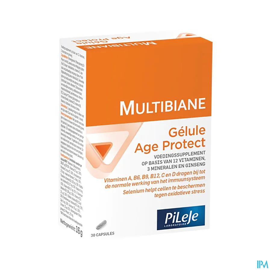 packshot van Pileje Multibiane Age Protect 30 capsules