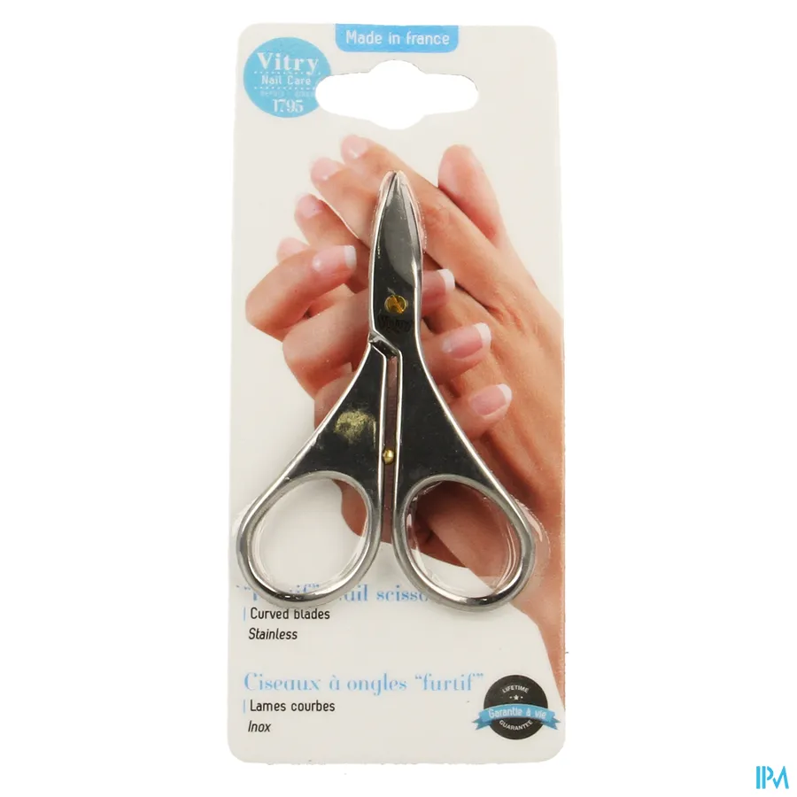packshot van Vitry Vingernagelschaar met Gebogen Lemmetten in Inox