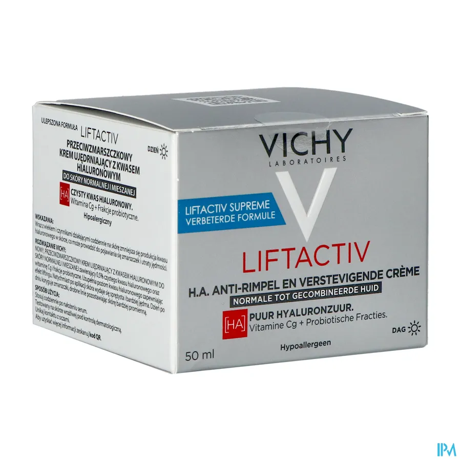 packshot van Vichy Liftactiv Supreme Normale tot Gemengde Huid 50 ml