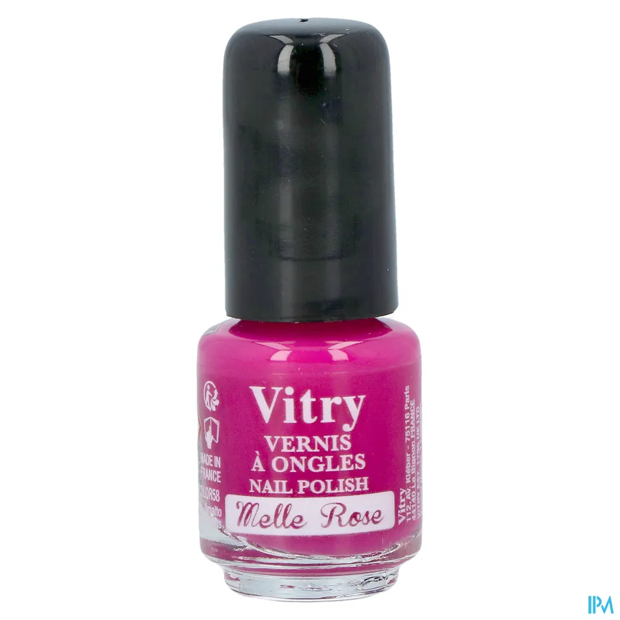 packshot van Vitry Nagellak 58 M'lle Rose 4 ml