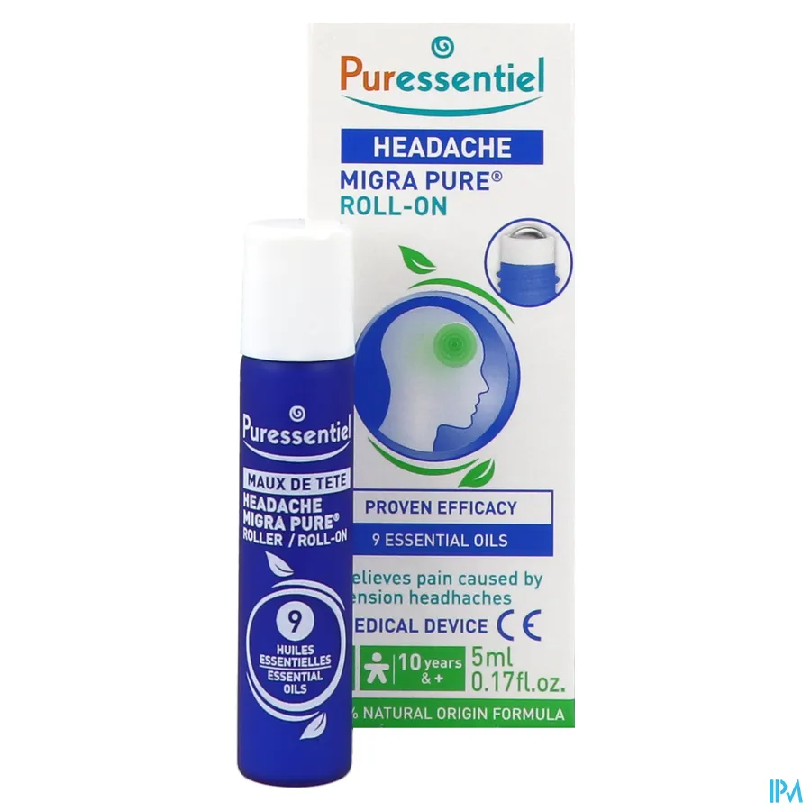 productshot van Puressentiel Hoofdpijn Roller 9