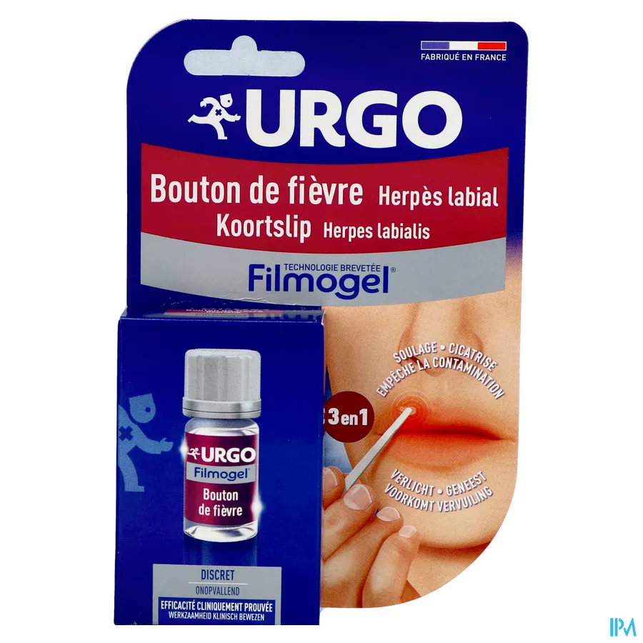 packshot van Urgo Filmogel Koortslip 3 ml