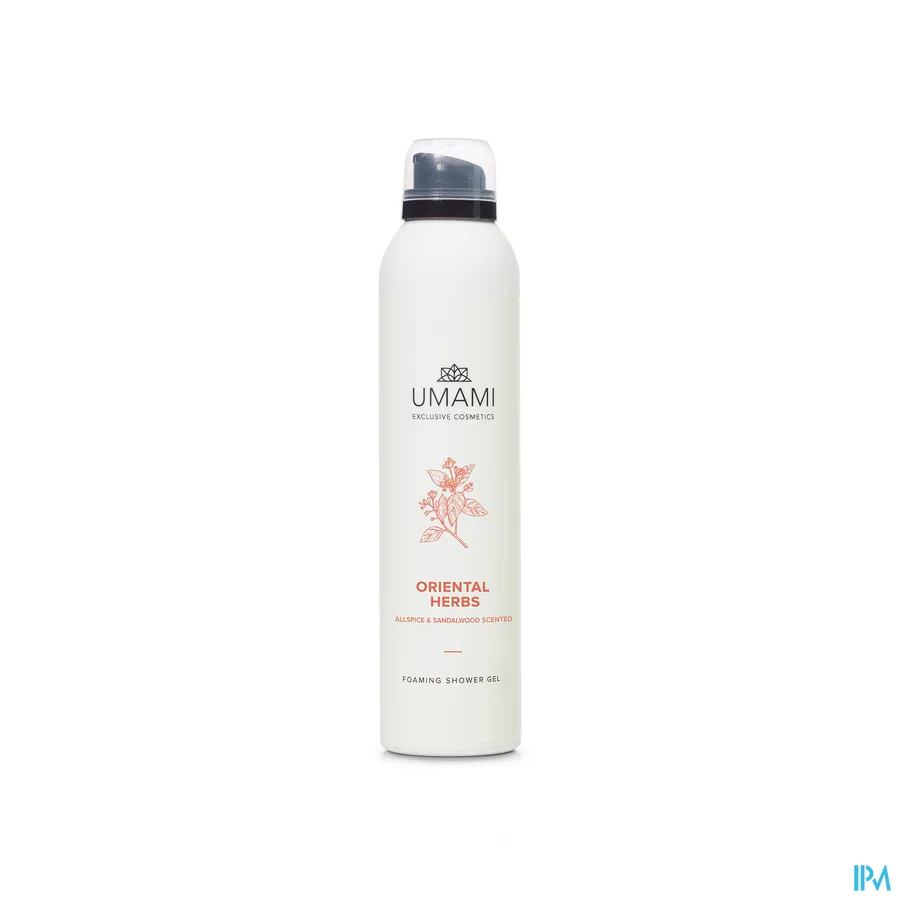 packshot van Umami Oriental Herbs Doucheschuim 200 ml