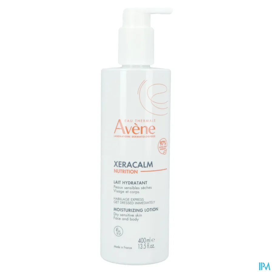 packshot van Avène XeraCalm Nutrition Hydraterende Melk 400 ml