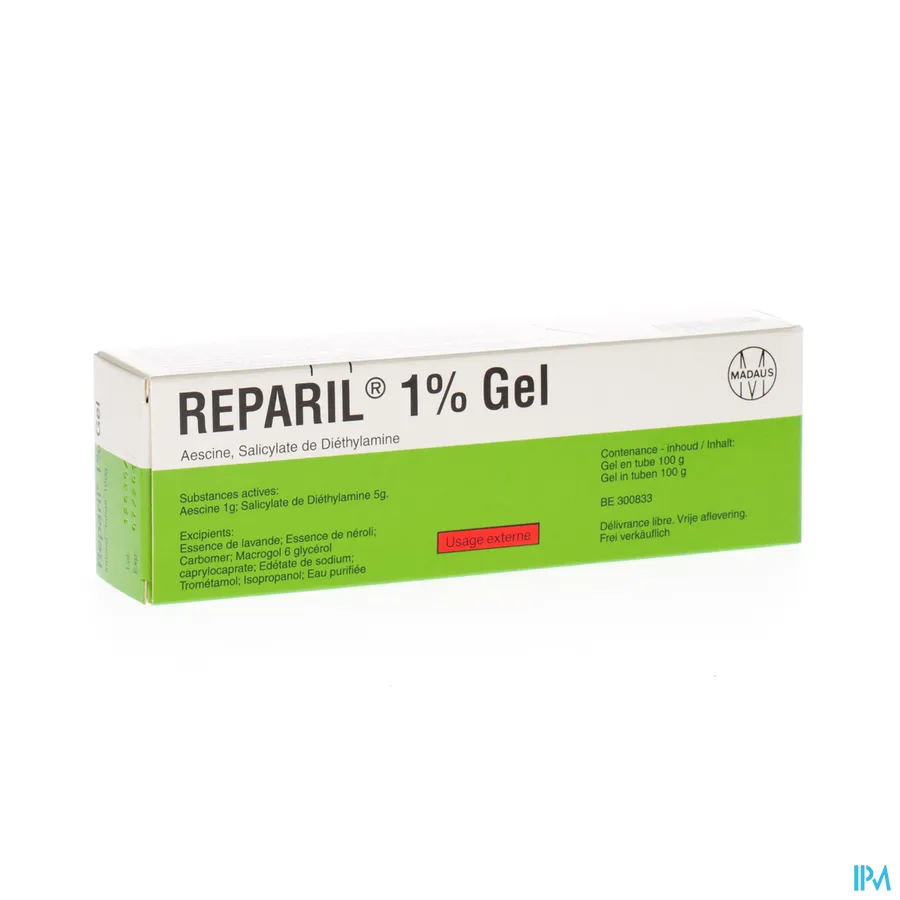 packshot van Reparil 100g gel