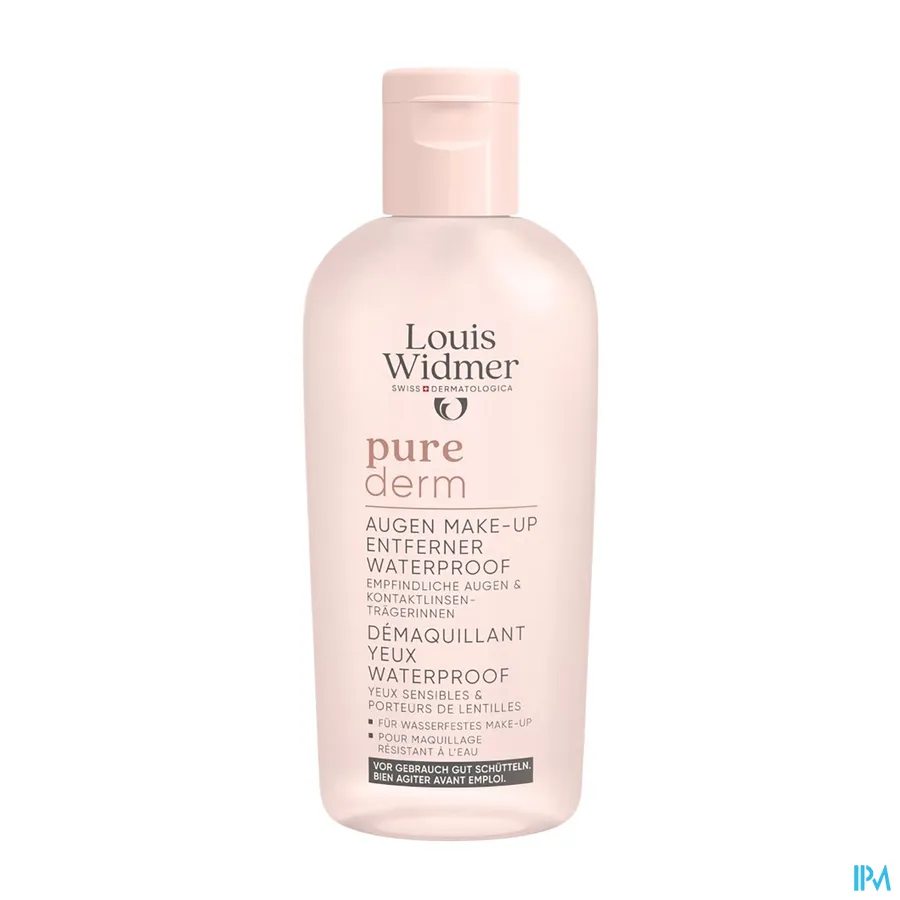 productshot van Louis Widmer Purederm Oogmake-upreiniging Waterproof 100 ml
