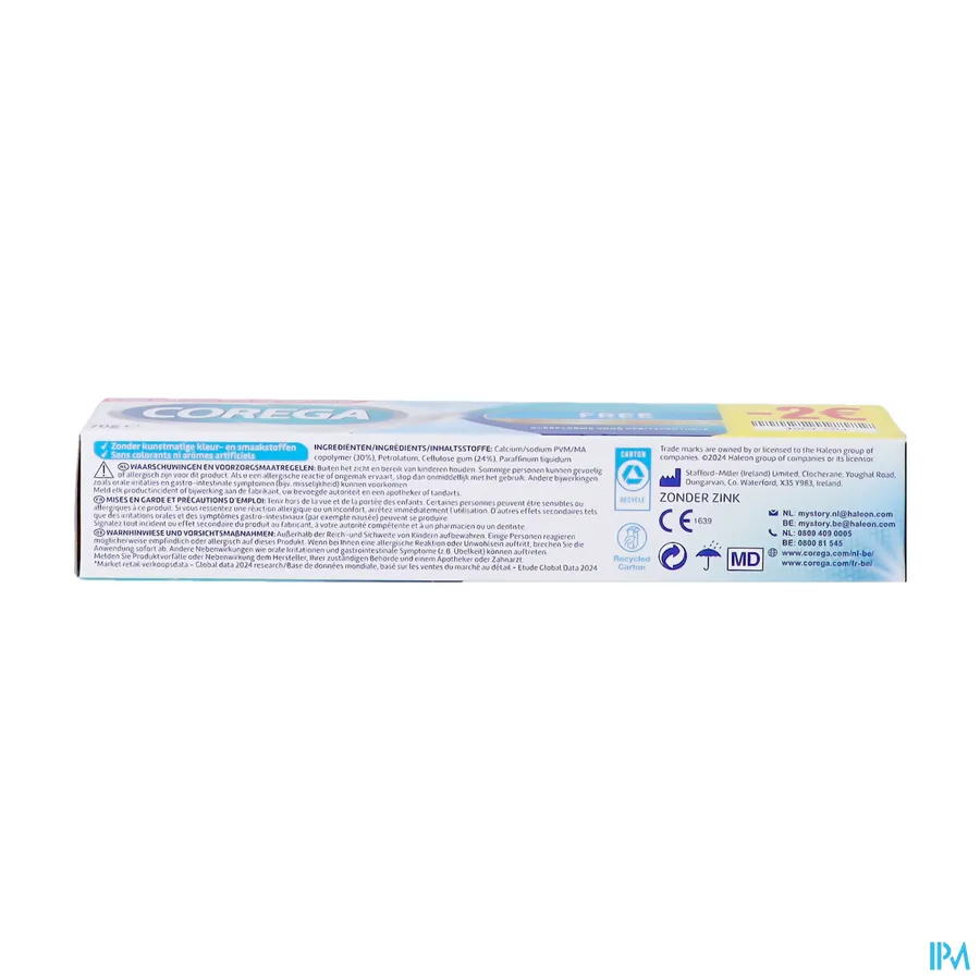 packshot van Corega Free Kleefcrème Promo* 70 g